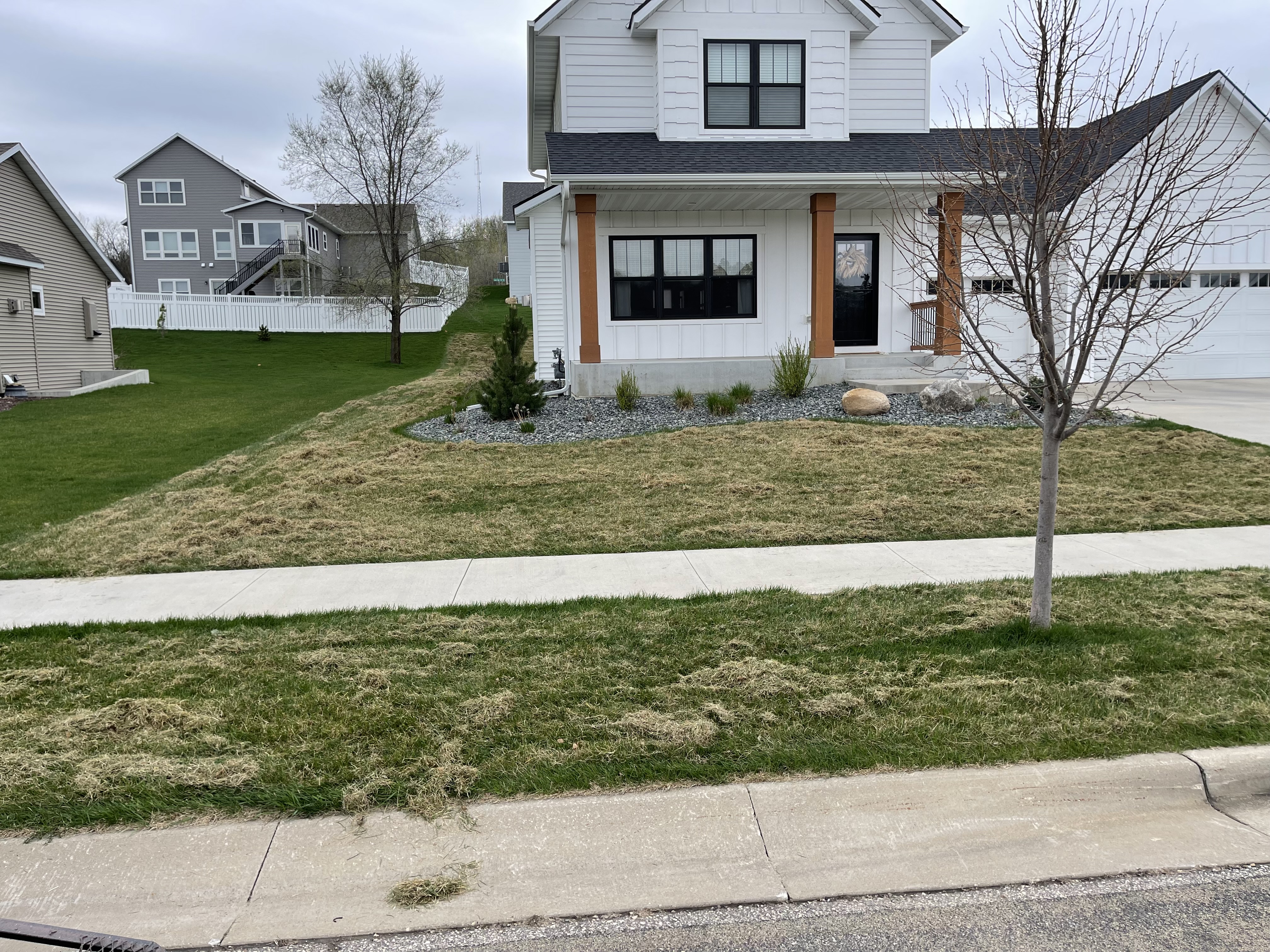 Residential dethatching and seasonal cleanup
